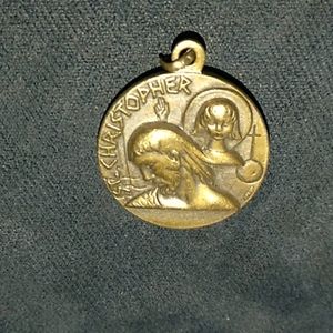 Vintage St. Christopher Medal